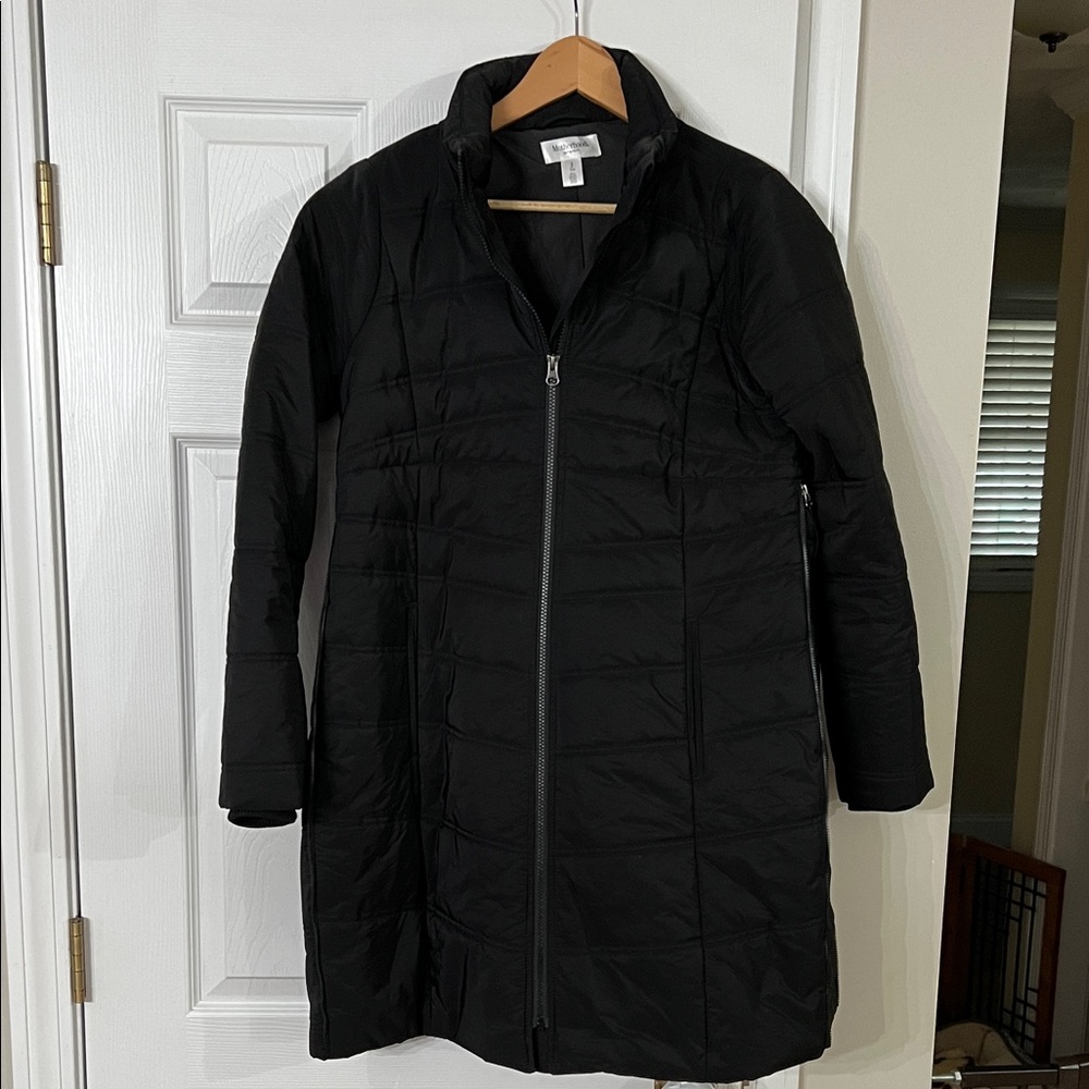 Motherhood Maternity Black Puffer Jacket